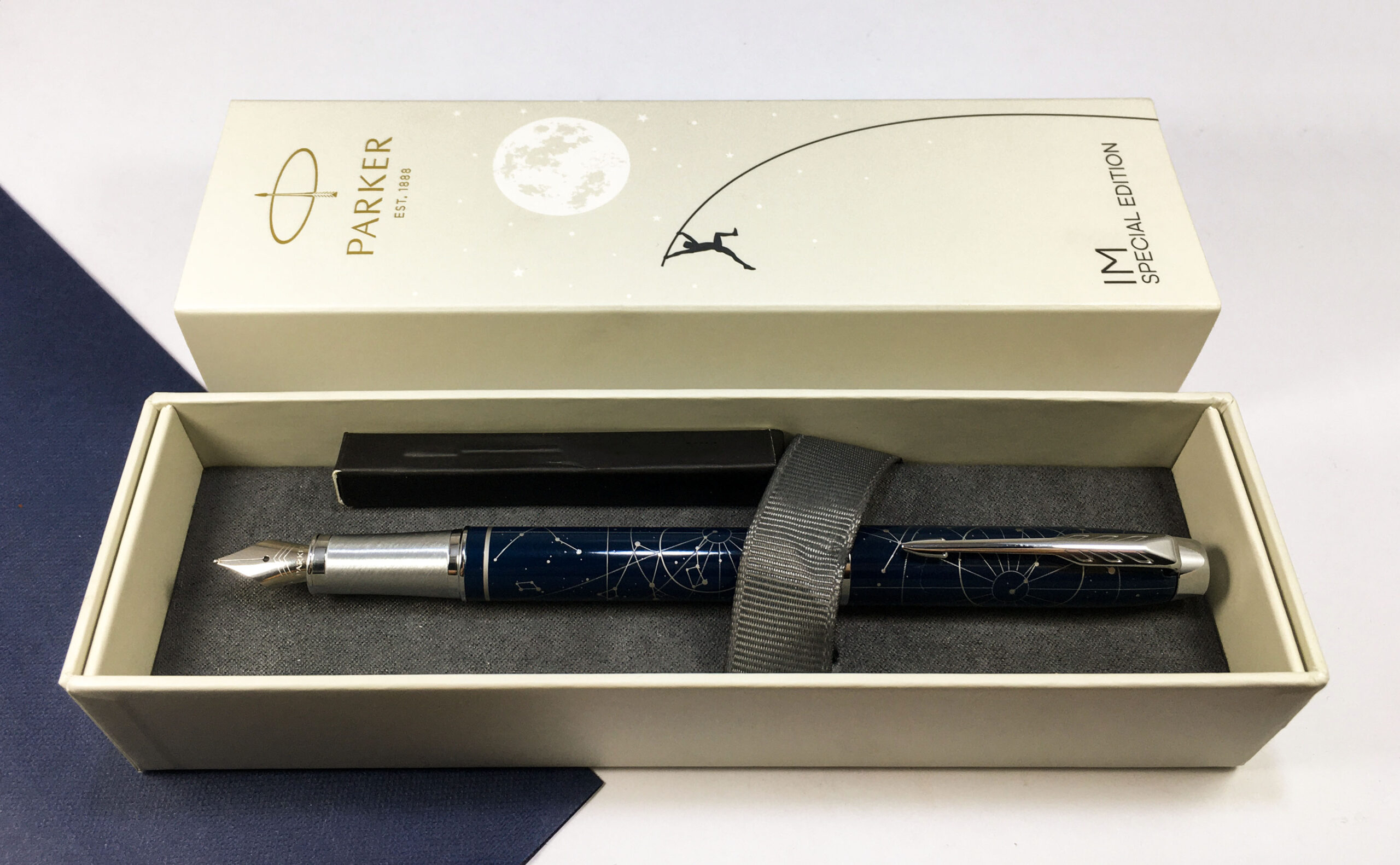 Parker IM Polar Special Edition Rollerbalpen – Zilver Met Zwarte Inkt, Stijlvol Cadeau